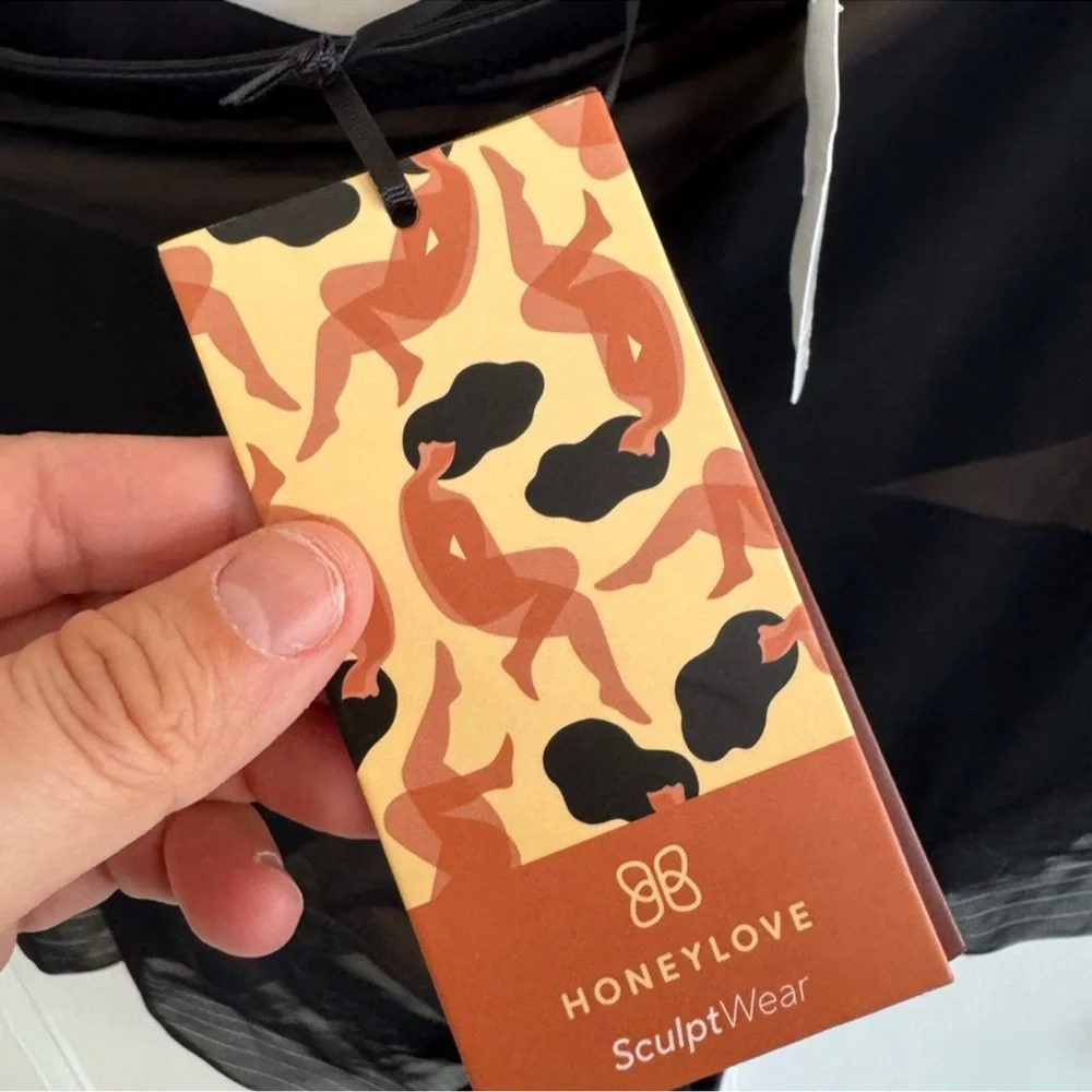 NWT Honeylove black SuperPower‎ shapewear brief size 3x